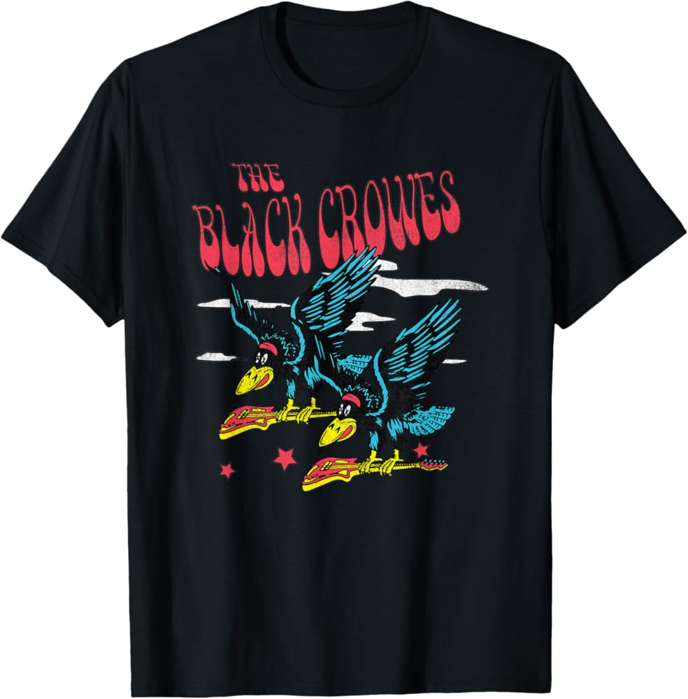 The Black Crowes ブラッククロウズ シャツ Sサイズ Amazon | 公式ブラッククロウズ フライングクロウズ Tシャツ | Tシャツ